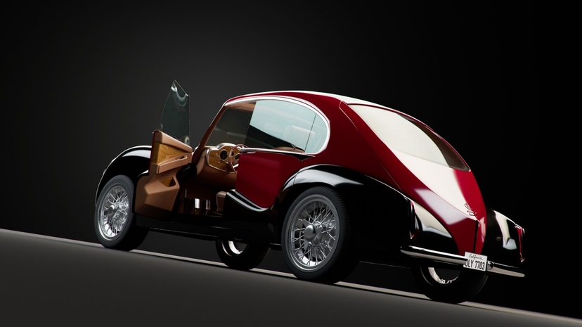 Olympian Model O1 electric vehicle