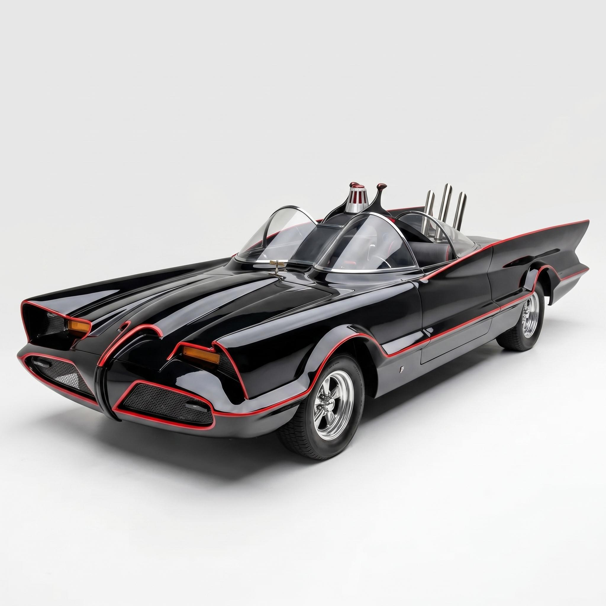 Retro-futurist hero picture car built on the Olympus EV platform