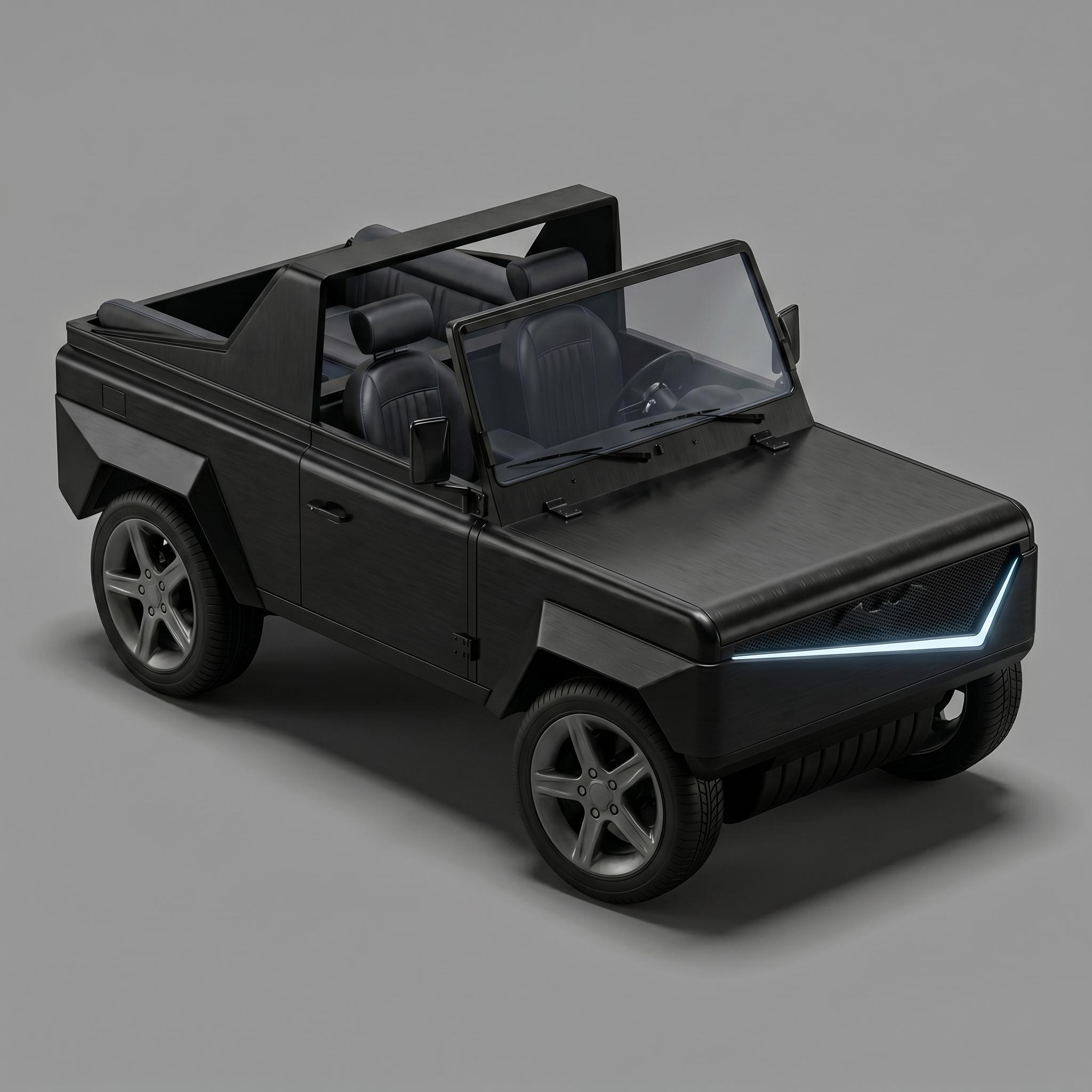 Tactical / armored picture car built for action and military film scenes