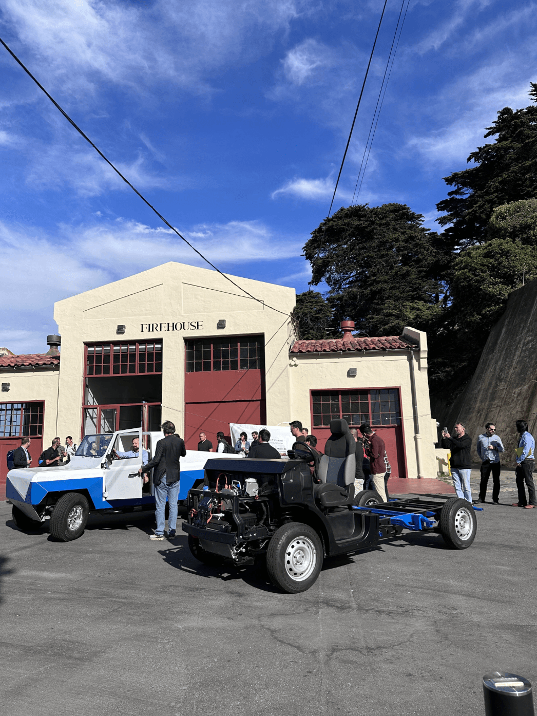 EV skateboard platform demonstration
