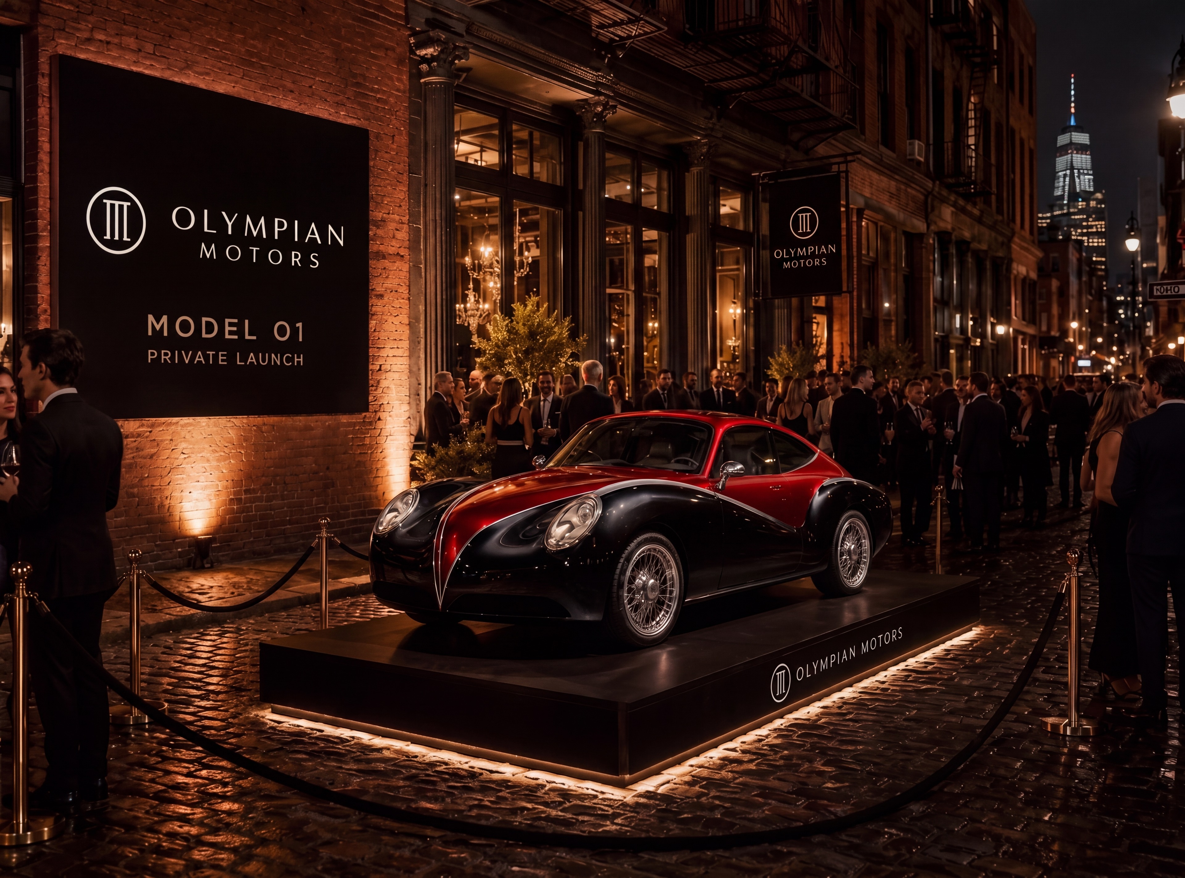 Olympian Model O1 on location in SoHo, New York