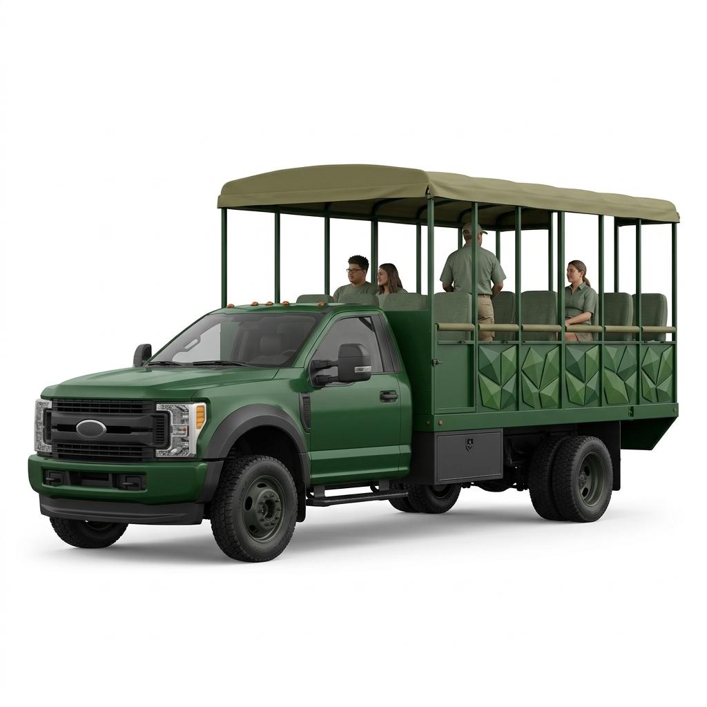 Electric safari vehicle