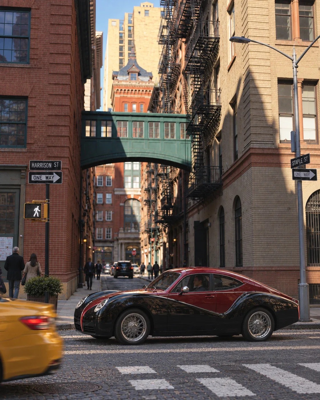 Olympian Model O1 passing through Tribeca