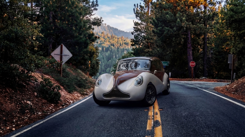 Olympian Model O1 electric vehicle